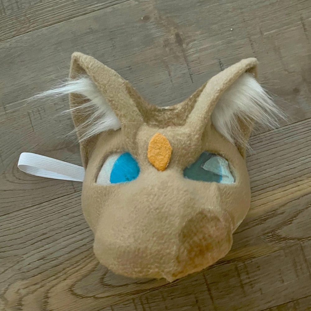 Handmade therian mask